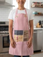 KITCHEN HOUSEHOLD APRON – BEAR PRINT - Image 2