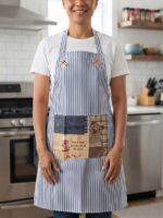 KITCHEN HOUSEHOLD APRON – BEAR PRINT