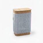 LAUNDRY BASKET – RECTANGULAR FLUFFY RIB - 60CM - Image 2