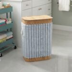 LAUNDRY BASKET – RECTANGULAR FLUFFY RIB - 60CM