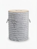 LAUNDRY BASKET – ROUND FLUFFY RIB - 50CM - Image 4