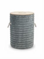 LAUNDRY BASKET – ROUND FLUFFY RIB - 50CM - Image 2