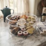 ACRYLIC BISCUIT BARREL – 1L – CLEAR