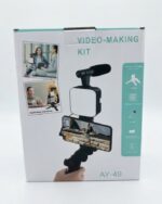 ALL-IN-ONE VLOGGING KIT – TRIPOD, LED LIGHT & MICROPHONE - Image 2