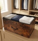 STORAGE BASKET – WOODEN LOOK – 27 X 45CM