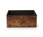 STORAGE BASKET – WOODEN LOOK – 27 X 45CM - Image 2