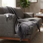 CHENILLE PLAID THROW – 130 X 160CM – NATUREL HOME SAZZ