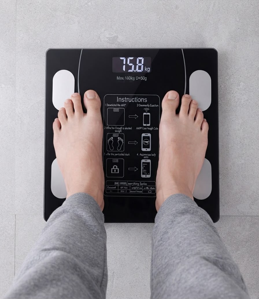 WhatsApp Image 2026-09-26 at 13.10.11 GLASS BATHROOM SCALE – 180KG MAX - Image 1