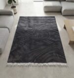 PLUSH SWIRL ABSTARCT CARPET – 150 X 200CM - Image 2