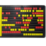 CROXLEY PLASTIC ABACUS – 12 ROWS – 120 BEADS – 26 X 18CM