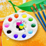 ROUND PAINT PALETTE – 10 WELLS | TREELINE