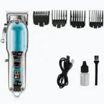 WIRELESS HAIR CLIPPER 6PC SET – LCD DISPLAY