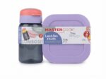 MASTERCOOK 2PC PLASTIC LUNCH BOX SET WITH BOTTLE - Image 2