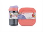 MASTERCOOK 2PC PLASTIC LUNCH BOX SET WITH BOTTLE - Image 3