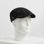 ADULTS PLAIN BERET FLAT CAP – ASSORTED