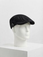 ADULTS PLAIN BERET FLAT CAP – ASSORTED