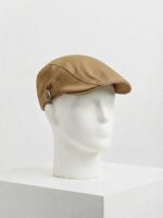 ADULTS PLAIN BERET FLAT CAP – ASSORTED - Image 2