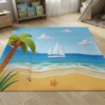 KIDS 3D PRINT CARPET – 120 X 140CM – ASSORTED