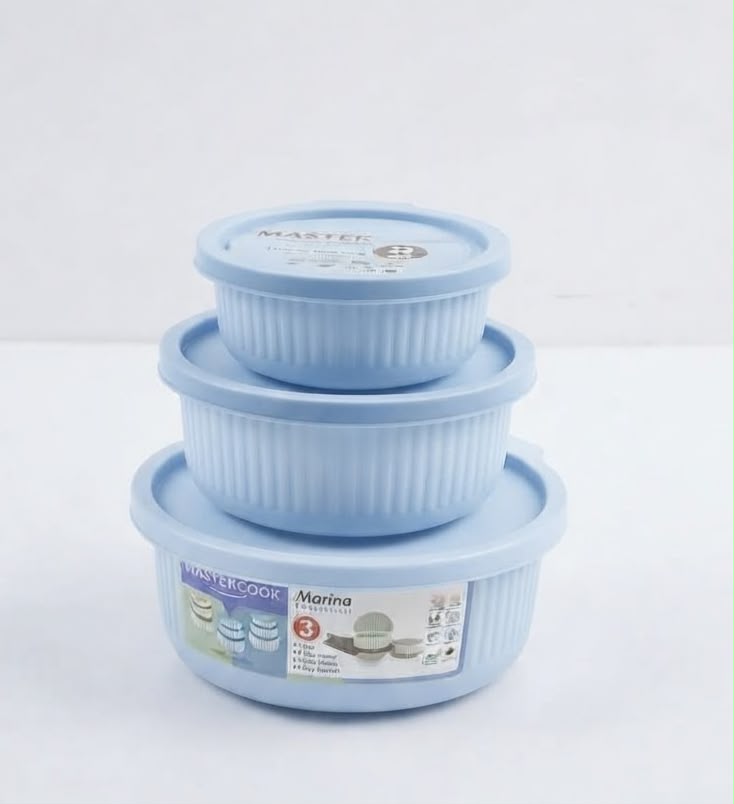 WhatsApp Image 2026-10-01 at 14.34.37 MASTERCOOK ROUND CONTAINER 3PC SET – PLASTIC LINED - Image 1