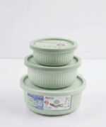 MASTERCOOK ROUND CONTAINER 3PC SET – PLASTIC LINED - Image 3
