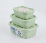 MASTERCOOK RECTANGULAR CONTAINER 3PC SET – PLASTIC LINED