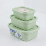 MASTERCOOK RECTANGULAR CONTAINER 3PC SET – PLASTIC LINED