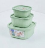 MASTERCOOK SQUARE CONTAINER 3PC SET – PLASTIC LINED - Image 2