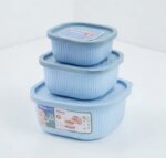 MASTERCOOK SQUARE CONTAINER 3PC SET – PLASTIC LINED - Image 3