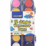 MARLIN KIDS JUMBO WATER COLOUR 12PC SET WITH BRUSH
