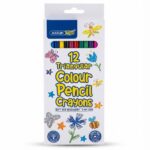 MARLIN KIDS COLOUR PENCILS – 12PC – TRIANGULAR