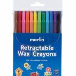 MARLIN KIDS RETRACTABLE CRAYONS – 12PC