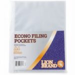 ECONO A4 FILING POCKETS – 100PC – 30 MICRON