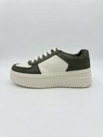 LADIES SNEAKER – LACE-UP – 2-TONE – THICK SOLE | SQUARE LIFE