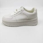 LADIES SNEAKER – LACE-UP – 2-TONE – THICK SOLE | SQUARE LIFE