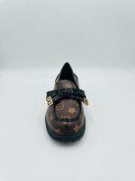 LADIES’ PATENT LOAFERS – CHUNKY SOLE WITH BOW & DD BADGE | SQUARE LIFE - Image 3