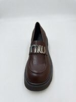 LADIES’ PU LOAFERS – MIU BADGE – CHUNKY SOLE – ASSORTED | SQUARE LIFE - Image 3