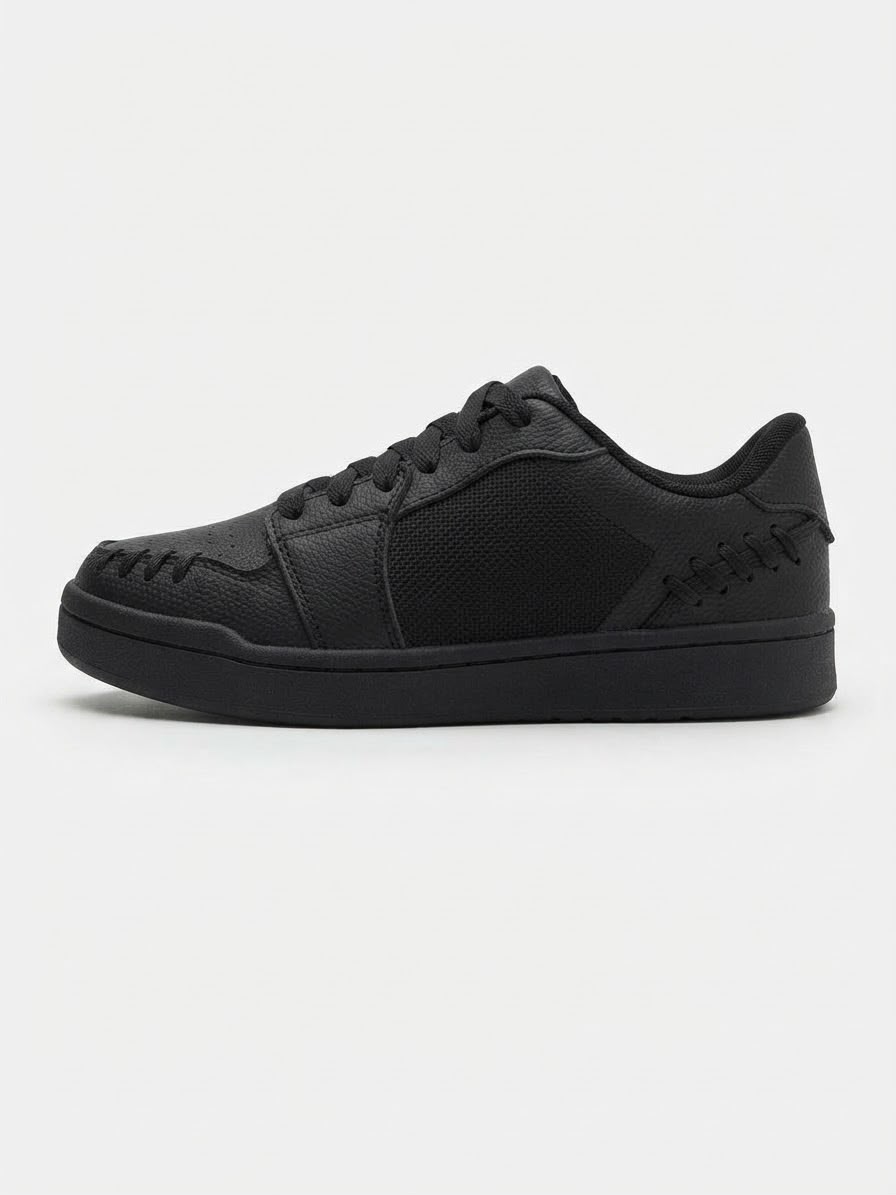 WhatsApp Image 2026-10-09 at 10.45.36 LADIES’ LACE-UP SNEAKERS – TEXTURED SIDE STITCH DESIGN | SQUARE LIFE - Image 1