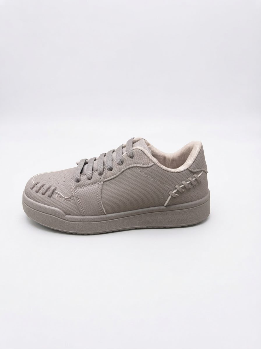 WhatsApp Image 2026-10-09 at 10.54.41 LADIES’ LACE-UP SNEAKERS – TEXTURED SIDE STITCH DESIGN | SQUARE LIFE - Image 1