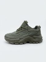 LADIES’ LACE-UP SNEAKERS – PU & MESH – AV PRINT | SQUARE LIFE - Image 3