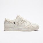 LADIES’ LACE-UP SNEAKERS – PU – 2-TONE | FEIYAO
