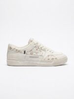 LADIES’ LACE-UP SNEAKERS – PU – 2-TONE | FEIYAO