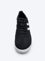 LADIES’ LACE-UP SNEAKERS – SUEDE & MESH – SIDE STRIPE | SQUARE LIFE - Image 2