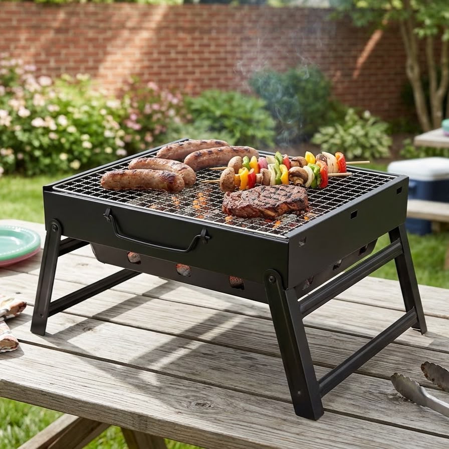 WhatsApp Image 2026-10-14 at 15.05.12 FOLDABLE MEDIUM BARBEQUE BRAAI STAND | XINWAN RH - Image 1