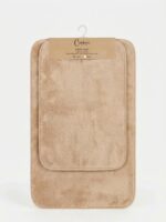 CARDUCCI CORAL VELVET BATHROOM MAT SET – 2PC - Image 2