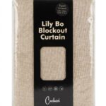 CARDUCCI TAPED BLOCKOUT CURTAIN – UNLINED – 230 X 218CM