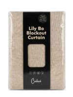 CARDUCCI TAPED BLOCKOUT CURTAIN – UNLINED – 230 X 218CM
