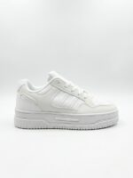LADIES’ LACE-UP SNEAKERS – DOUBLE STRIPE – PU & SUEDE | SQUARE LIFE