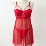 LADIES’ LACE LINGERIE SET – WIRED BRA & THONG | AMILA
