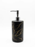 GLASS SOAP DISPENSER – MARBLE PRINT - Image 2