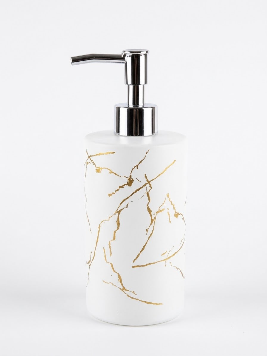 WhatsApp Image 2026-10-22 at 11.31.39 (2) GLASS SOAP DISPENSER – MARBLE PRINT - Image 1